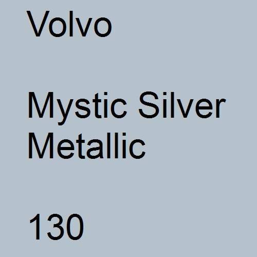 Volvo, Mystic Silver Metallic, 130.